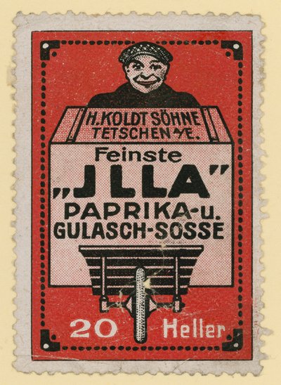 Reklama Jlla paprykowo-gulaszowego sosu autorstwa Austrian School