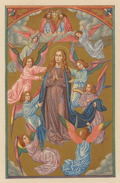 Wniebowzięcie B Maryi (chromolit) autorstwa Austrian School