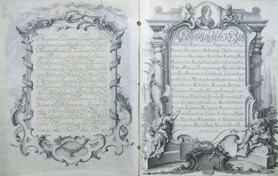 Austriacka ratyfikacja Kontraktu Małżeńskiego Marii Antoniny, arcyksiężnej Austrii z delfinem Ludwikiem Francji, 23 kwietnia 1770 autorstwa Austrian School