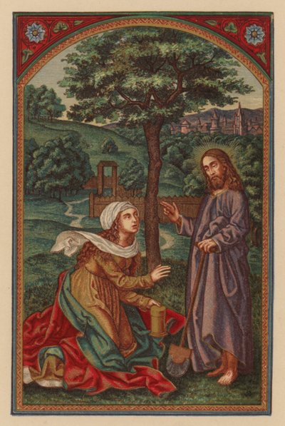 Jezus mówi do niej: Maryjo! (chromolit) autorstwa Austrian School