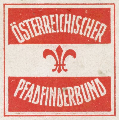 Godło Austriackiego Związku Pionierskiego (Austriaccy Skauci) autorstwa Austrian School