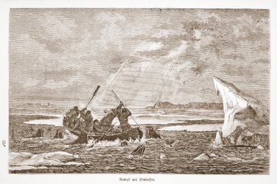 Walka z morsem, 1876 autorstwa Austrian School