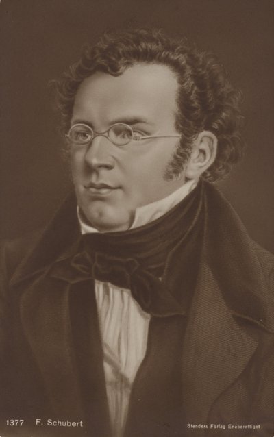 Portret Franza Schuberta autorstwa Austrian School