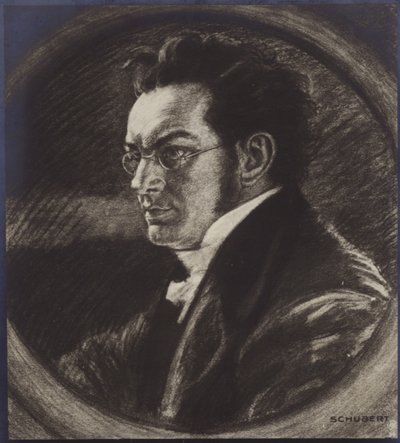 Portret Franza Schuberta autorstwa Austrian School