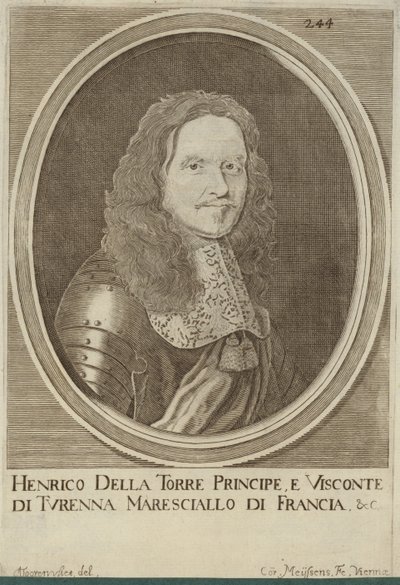 Portret Henri de la Tour dAuvergne, wicehrabiego Turenne autorstwa Austrian School