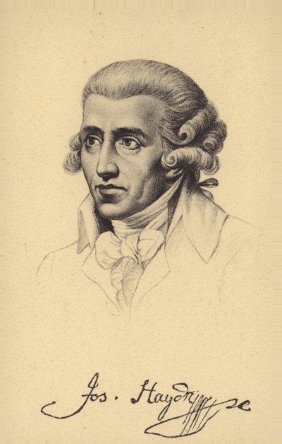 Portret Józefa Haydna autorstwa Austrian School