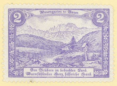 Rosengarten, niedaleko Bozen, Austria autorstwa Austrian School
