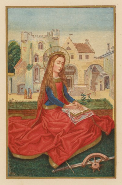 S Catherine Virg w Mart (z Kramolym) autorstwa Austrian School