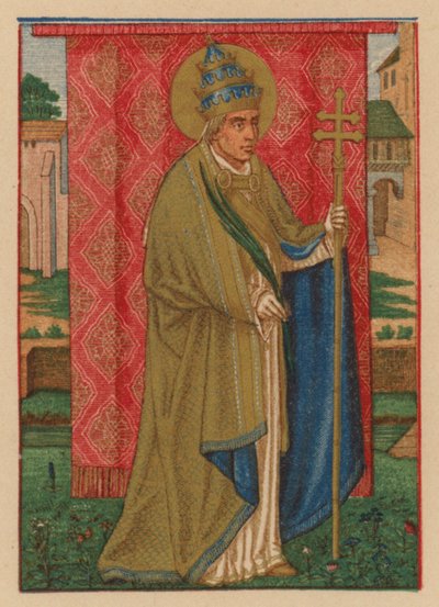 S Clemens Papa (chromolitho) autorstwa Austrian School