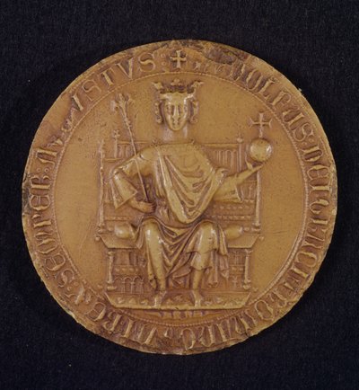 Pieczęć Rudolfa I (1218-91) Habsburga, 1289 (wosk) autorstwa Austrian School