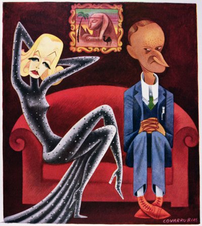 „Wywiad niemożliwy”, ilustracja z magazynu „Vanity Fair” autorstwa Austrian School