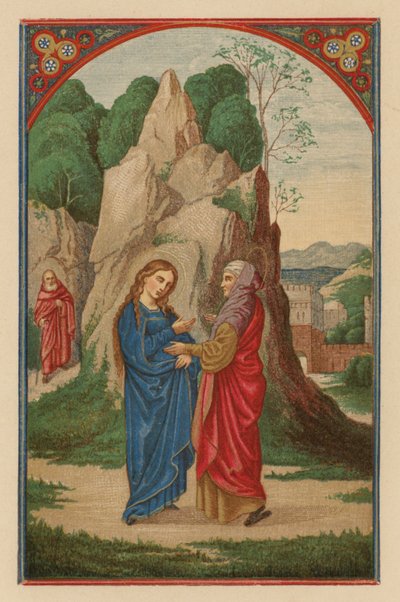 Nawiedzenie B M V (chromolit) autorstwa Austrian School
