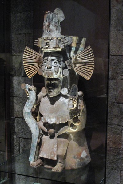 Kadzidło w postaci boga Tlaloca, Tlahuac, późny okres postklasyczny, ok. 1500 autorstwa Aztec