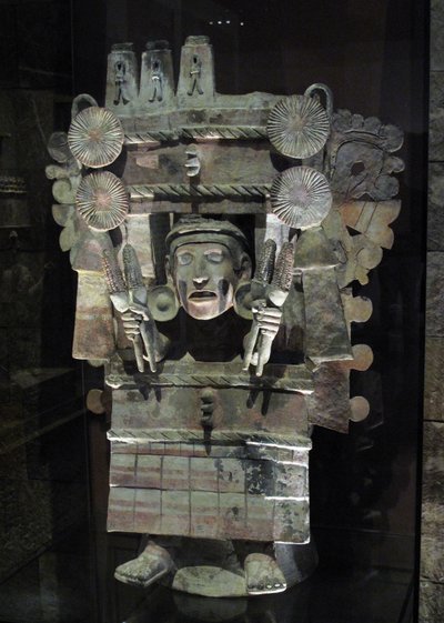 Kadzidło pod postacią bogini rolnictwa Chicomecoatl, Tlahuac, późny okres postklasyczny, ok. 1500 autorstwa Aztec