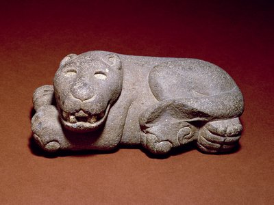 Leżący Jaguar, 1440-1521 autorstwa Aztec