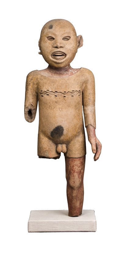 Odtwórca rytuałów bóstwa Xipe Totec, prawdopodobnie Central Veracruz, 1450/1500 autorstwa Aztec