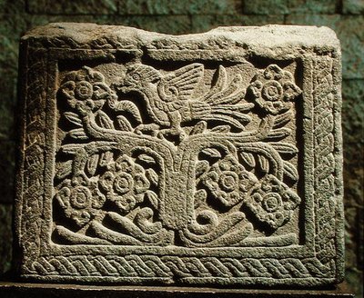 Orzeł pożerający węża (kamień) autorstwa Aztec Aztec