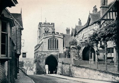 Kościół św. Jakuba nad Zachodnią Bramą, Warwick, Warwickshire, 1929 autorstwa BC Clayton