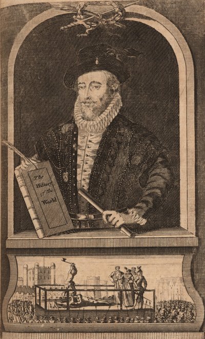 Portret Sir Waltera Raleigha, lata 1750-1760. autorstwa B. Cole
