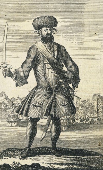 Pirat Czarnobrody autorstwa B. Cole