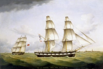 Niger z Sunderlandu, William Souter dowódca, 1852 autorstwa B. H. Hansen