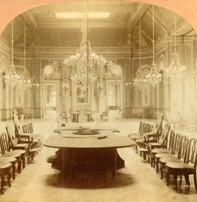 Główna sala w Gambling House w Monte Carlo, 1897. autorstwa B. W. Kilburn