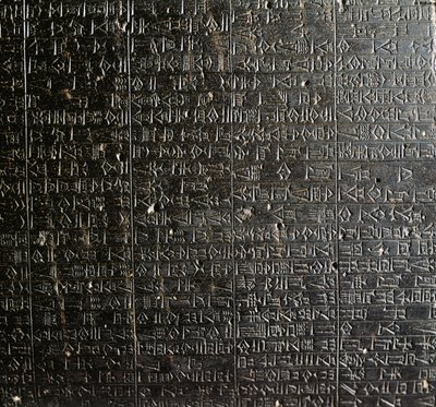 Stela diorytowa z Kodeksem Hammurabiego autorstwa Babylonian
