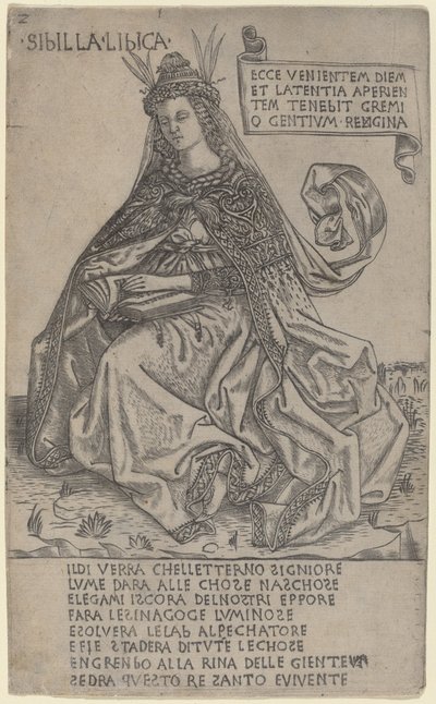 Libijska Sybilla autorstwa Baccio Baldini