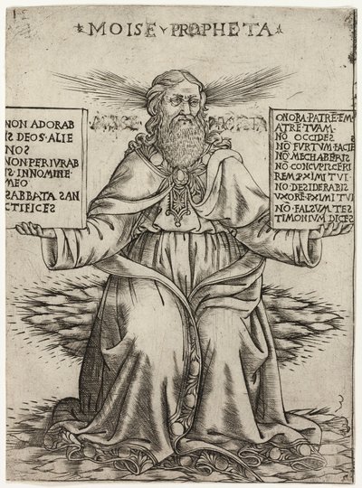 Prorok Mojżesz autorstwa Baccio Baldini