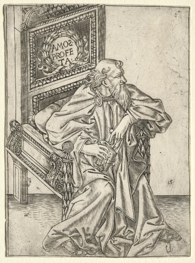 Prorocy: Amos, c. 1470-1475. autorstwa Baccio Baldini