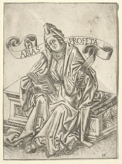 Prorocy: Abdiasz, c. 1470-1475. autorstwa Baccio Baldini