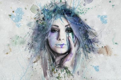 Wyrazisty portret fantasy autorstwa Baden Bowen