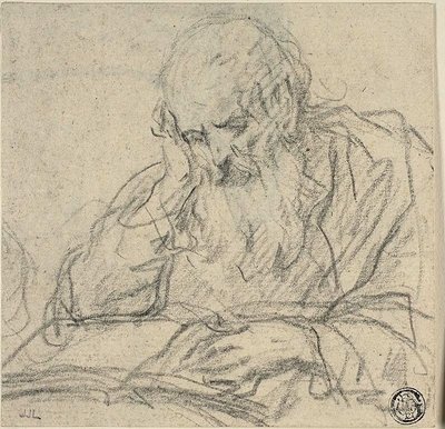 Saint Reading autorstwa Baldassare Franceschini