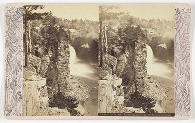 Ausable Chasm - Birmingham Falls, z Block Point autorstwa Baldwin Photo