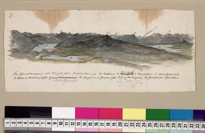 Pamiątka podróży górskiej w 1820 r. autorstwa Baltazar Mathias Keilhau