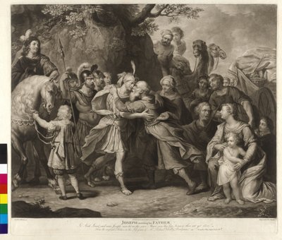 Józef wita się z ojcem autorstwa Balthasar Beschey