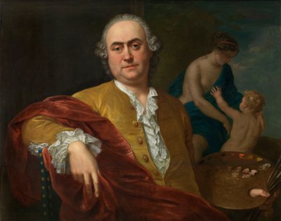 Autoportret (olej na płótnie) autorstwa Balthasar Beschey