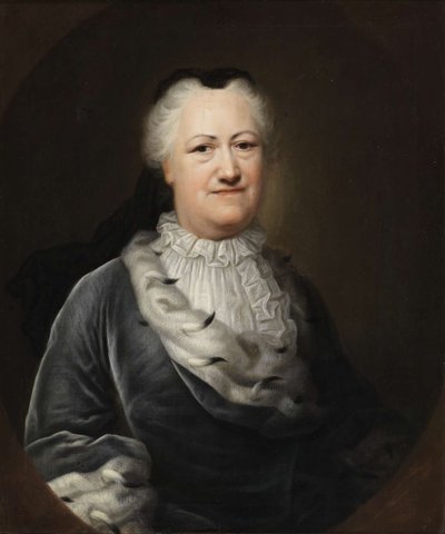 Portret Elisabeth Sophie Marie, księżnej Brunszwiku-Wolfenbüttel 1683-1767, 1747 autorstwa Balthasar Denner