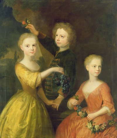 Dzieci radcy Bartholda Heinricha Brockesa (1680-1747) autorstwa Balthasar Denner