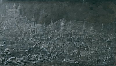 Przejażdżka Marii Teresy na wzgórzu koronacyjnym w Pressburgu 25 czerwca 1741 r. autorstwa Balthasar Ferdinand Moll