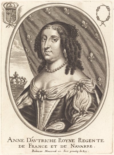 Anna Austriacka autorstwa Balthasar Moncornet