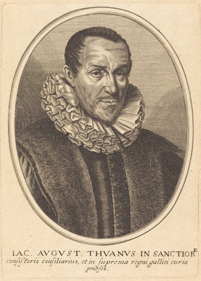 Jacques-Auguste de Thou autorstwa Balthasar Moncornet