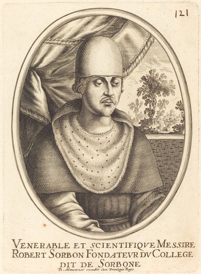 Robert z Sorbony autorstwa Balthasar Moncornet