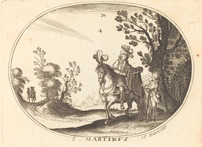 Święty Marcin i żebrak autorstwa Balthasar Moncornet