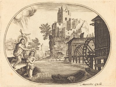 Chrzest Chrystusa autorstwa Balthasar Moncornet
