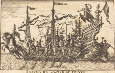 Bercha de Castor to Poluce autorstwa Balthasar Moncornet after Remigio Cantagallina