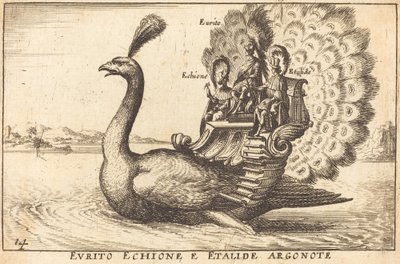 Evrytus Echione z Etalides Argonaut autorstwa Balthasar Moncornet after Remigio Cantagallina