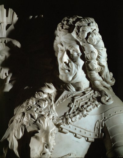 Apoteoza księcia Eugeniusza Sabaudzkiego ... (marmur) autorstwa Balthasar Permoser