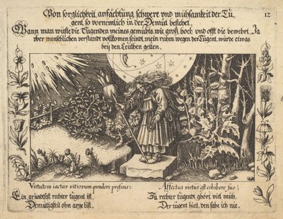 Z uważnego doceniania, ciężkości i trudu cnoty, zwłaszcza w pokorze..., 1652. autorstwa Balthasar Schwan