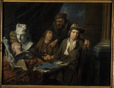 Pracownia Plastyczna, 1703 autorstwa Balthasar van den Bossche